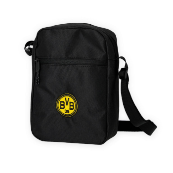 Borussia Dortmund BVB Festival II Schultertasche Retro Schwarz mit Logo